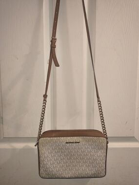 Michael Kors Brown Signature Crossbody Bag